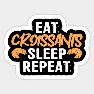 Croissant Love Joke Bakery Bread Pastry Sticker